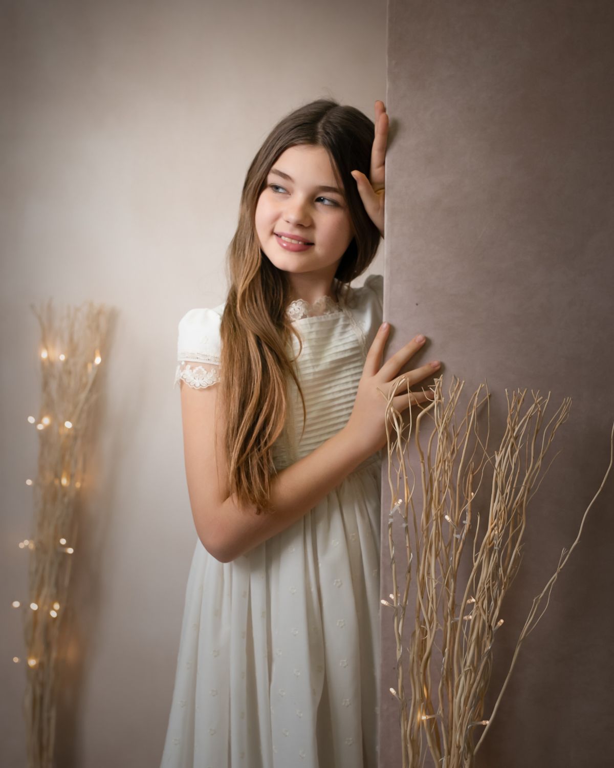 fotografía de comunión en Valencia sesión infantil Nicephot Campanar